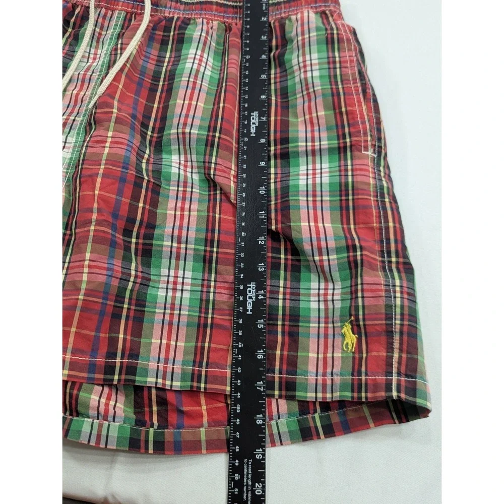 Vintage Polo Ralph Lauren Swim Trunks Mens 2XL Plaid 4